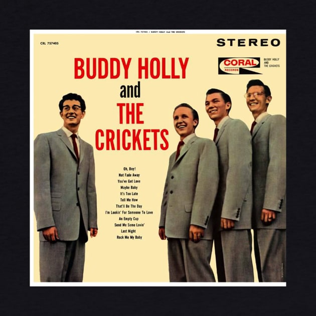 The Crickets Buddy Holly And The Crickets Album Cover by chaxue